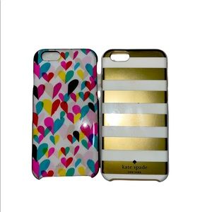 Bundle of 2 Kate Spade iPhone 6/6s iPhone cases